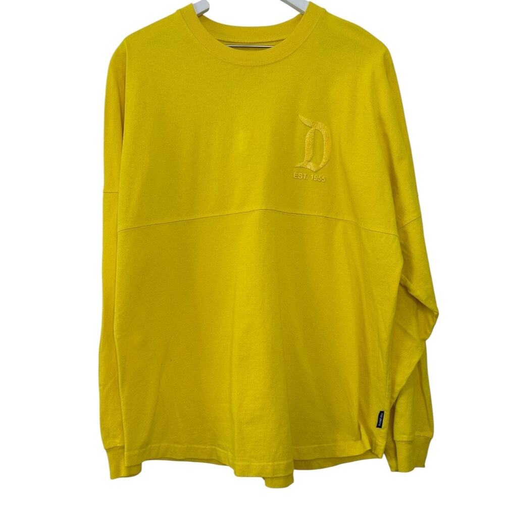 Disneyland Resort Spirit Jersey Dapper Yellow Long Sleeve Size Large - Picture 6 of 10